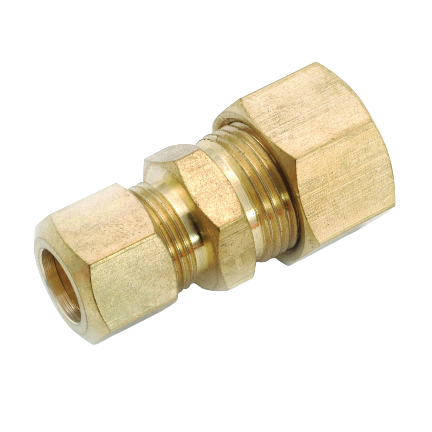 750082-1006 Tube Reducing Union, 5/8 x 3/8 in, Compression, Brass