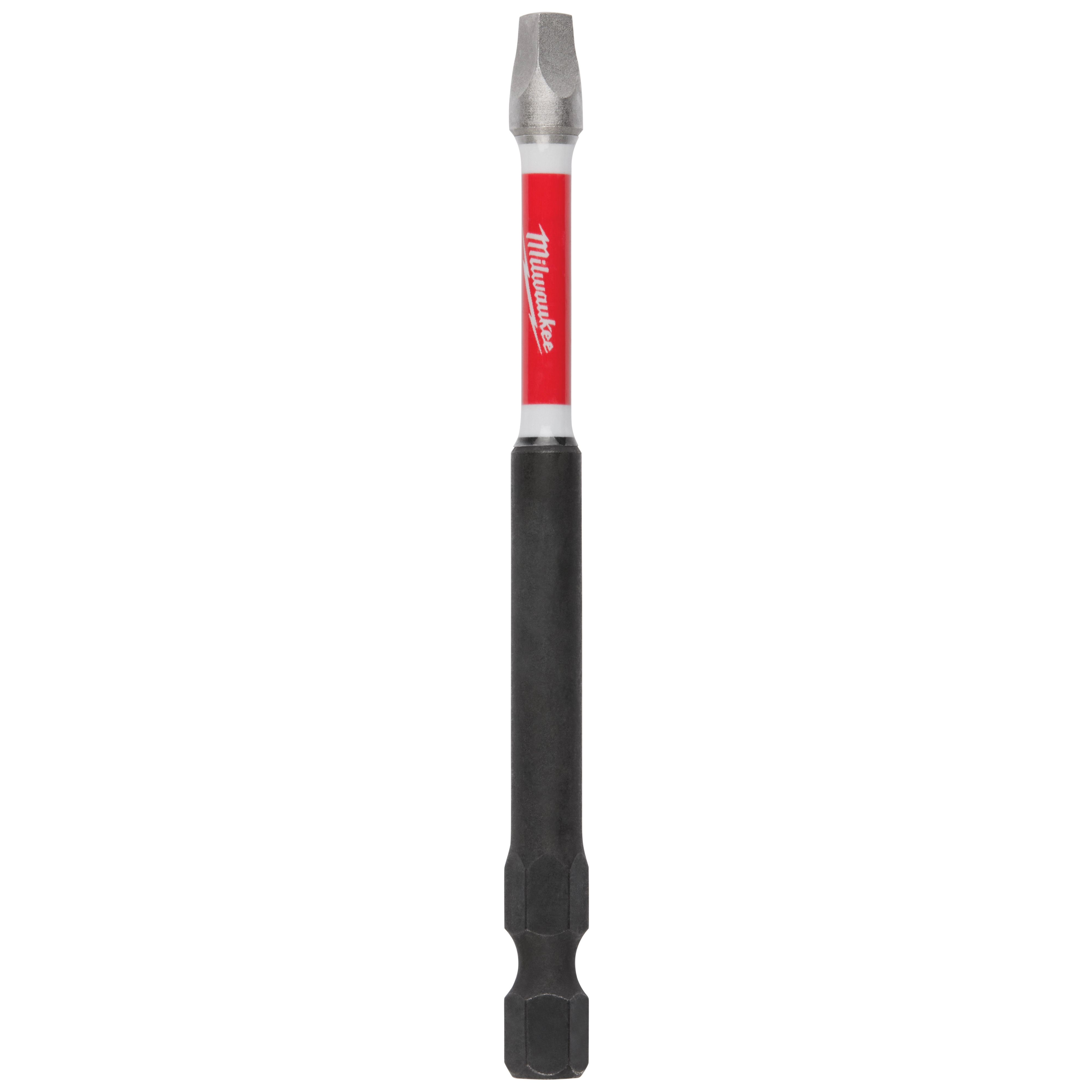 SHOCKWAVE 48-32-4573 Impact-Duty Power Screwdriver Bit, #3 Drive, Square Recess Drive, 1/4 in Shank, Hex Shank