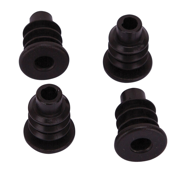 FE-S805-PS Furniture Socket, Plastic, Black