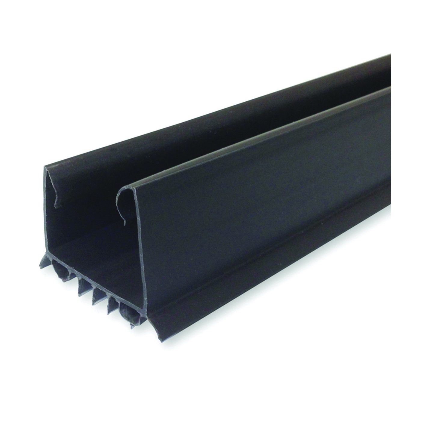 Building Products 43337 Door Seal, 2-1/4 in W, 36 in L, 2 in Thick, Vinyl, Brown