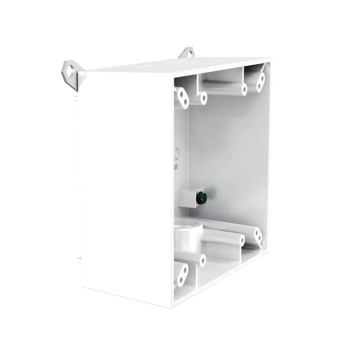 Bell Outdoor 5337-1 Weatherproof Box, 4-1/2 in W, 4-1/2 in D, 5-Knockout, Lug Mounting, NEMA 3R, Aluminum, White - 4