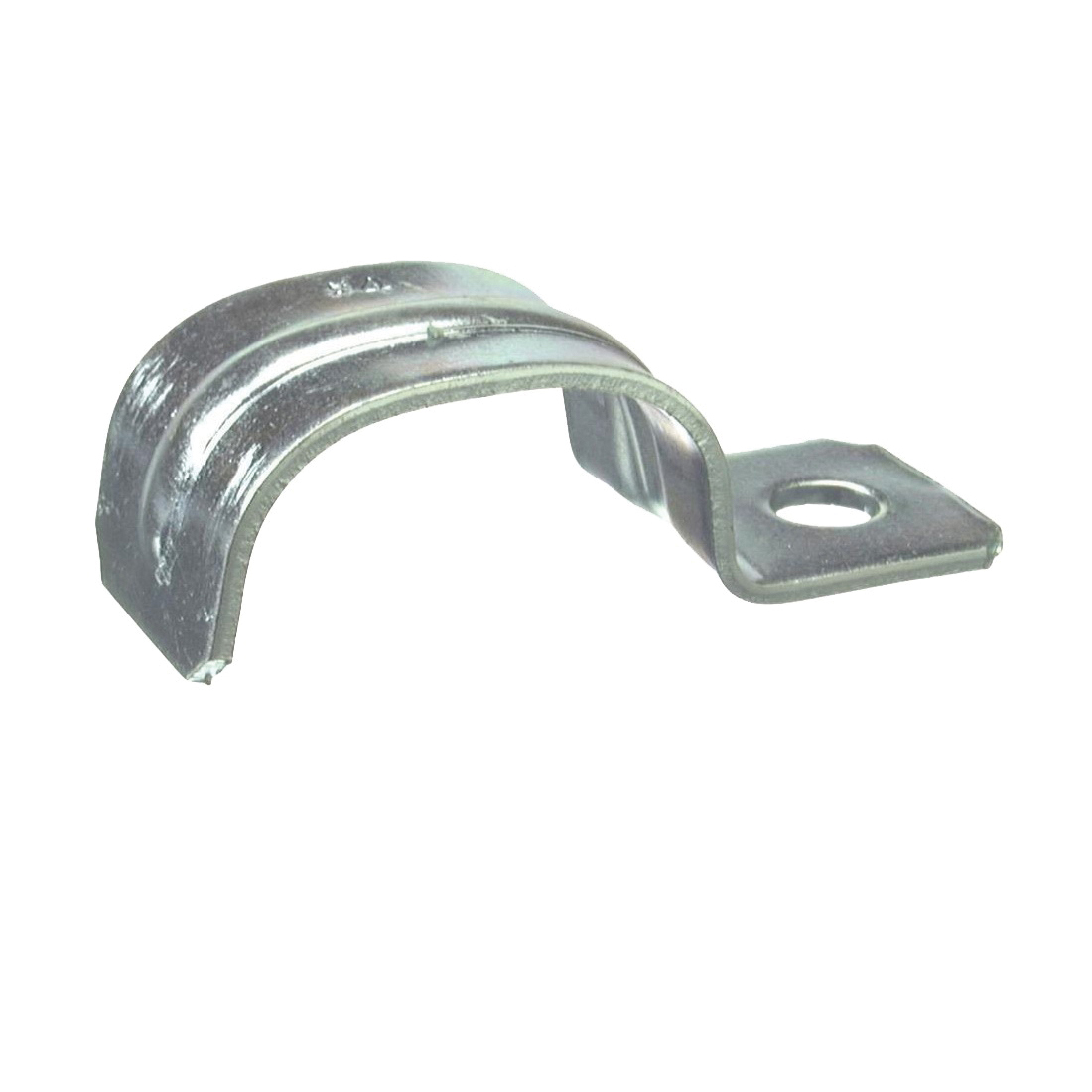 46213 1-Hole Service Entrance Cable Strap, 3 to 2 AWG, Steel, Electro Zinc-Plated