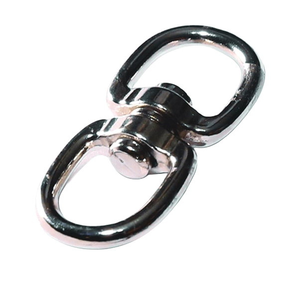 018-1 Chain Swivel, 1 in Trade, 100 lb Working Load, Metal, Nickel-Plated