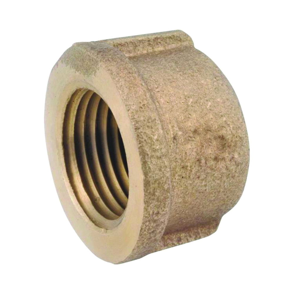 738108-08 Pipe Cap, 1/2 in, IPT, Brass, 200 psi Pressure