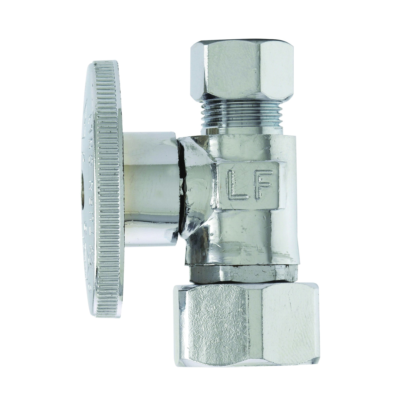 PP2103LF Repair Valve, 1/2 x 3/8 in Connection, FIP Swivel x Compression, 125 psi Pressure, Brass Body