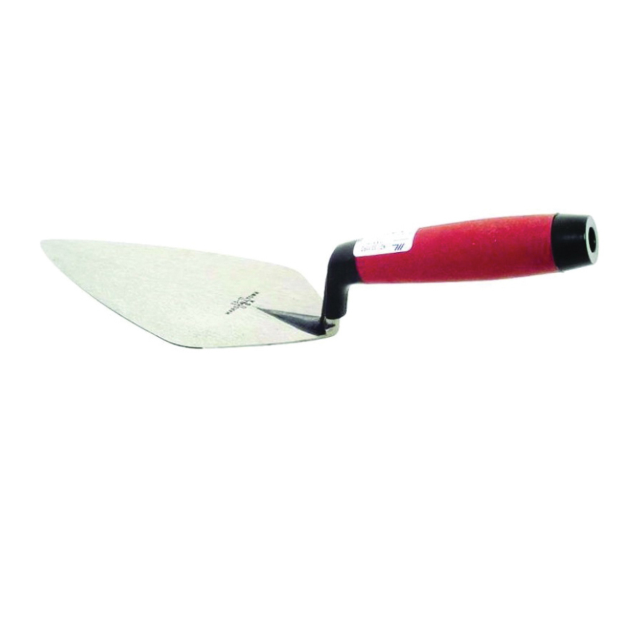 33 10FG Brick Trowel, 10 in L Blade, 4-5/8 in W Blade, HCS Blade, Durasoft Handle, Durasoft Handle