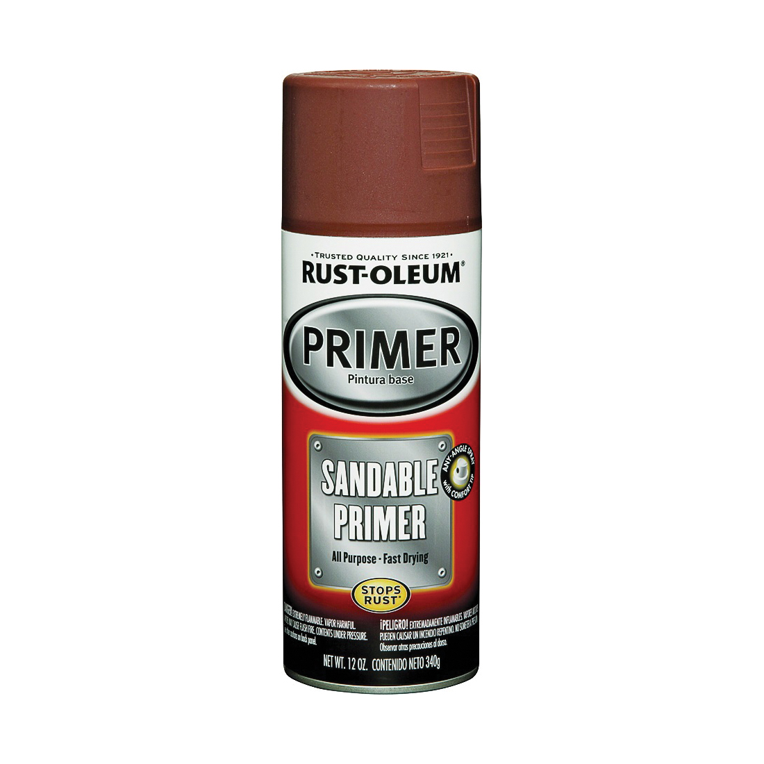 Rust-Oleum 249419 Spray Primer, Red, 12 oz, Can