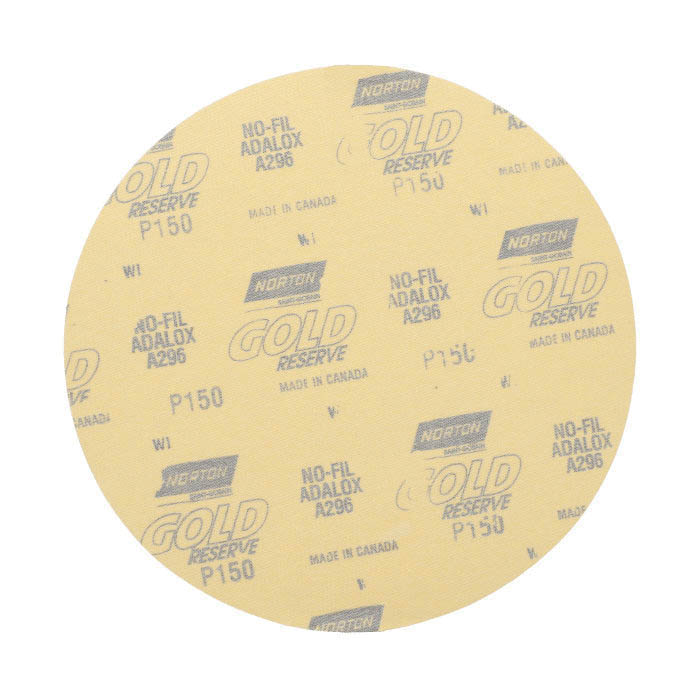 Norton 66261158171 Sanding Disc, 9 in Dia, P180 Grit, Very Fine, Aluminum Oxide Abrasive, Paper Backing - 3