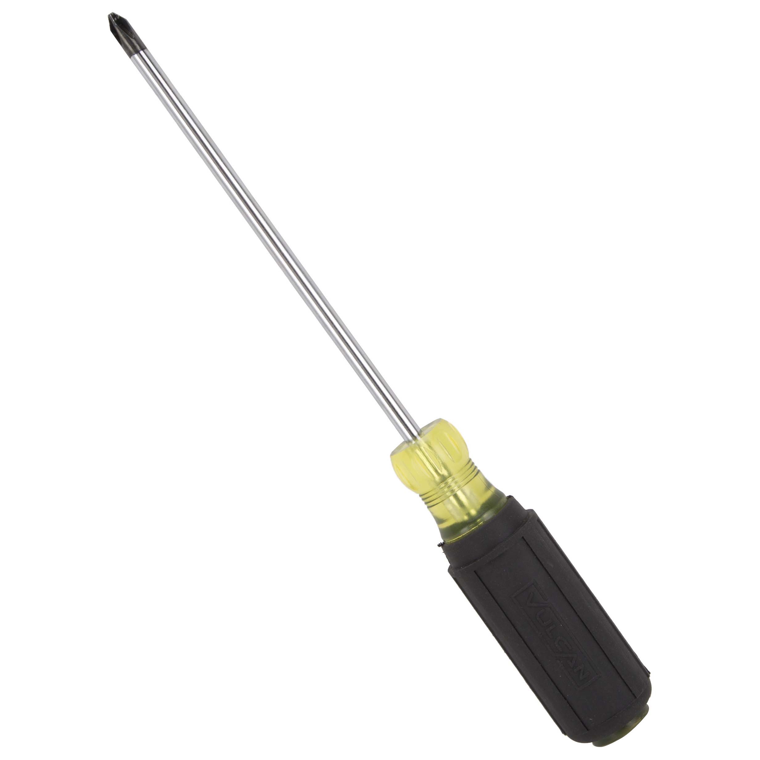 MP-SD13 Screwdriver, #2 Drive, Slotted Drive, 10 in OAL, 6 in L Shank, Plastic/Rubber Handle