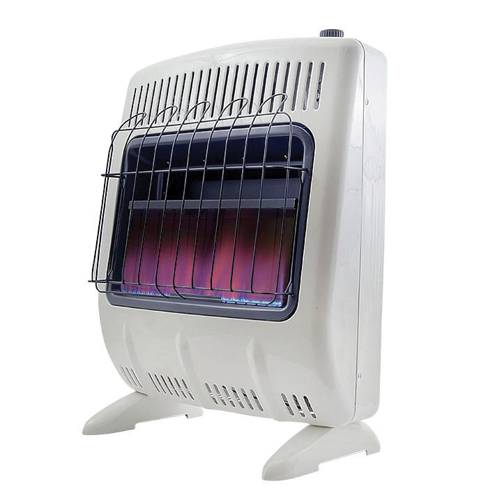 F299721 Vent-Free Blue Flame Gas Heater, Natural Gas, 20,000 Btu, 500 sq-ft Heating Area