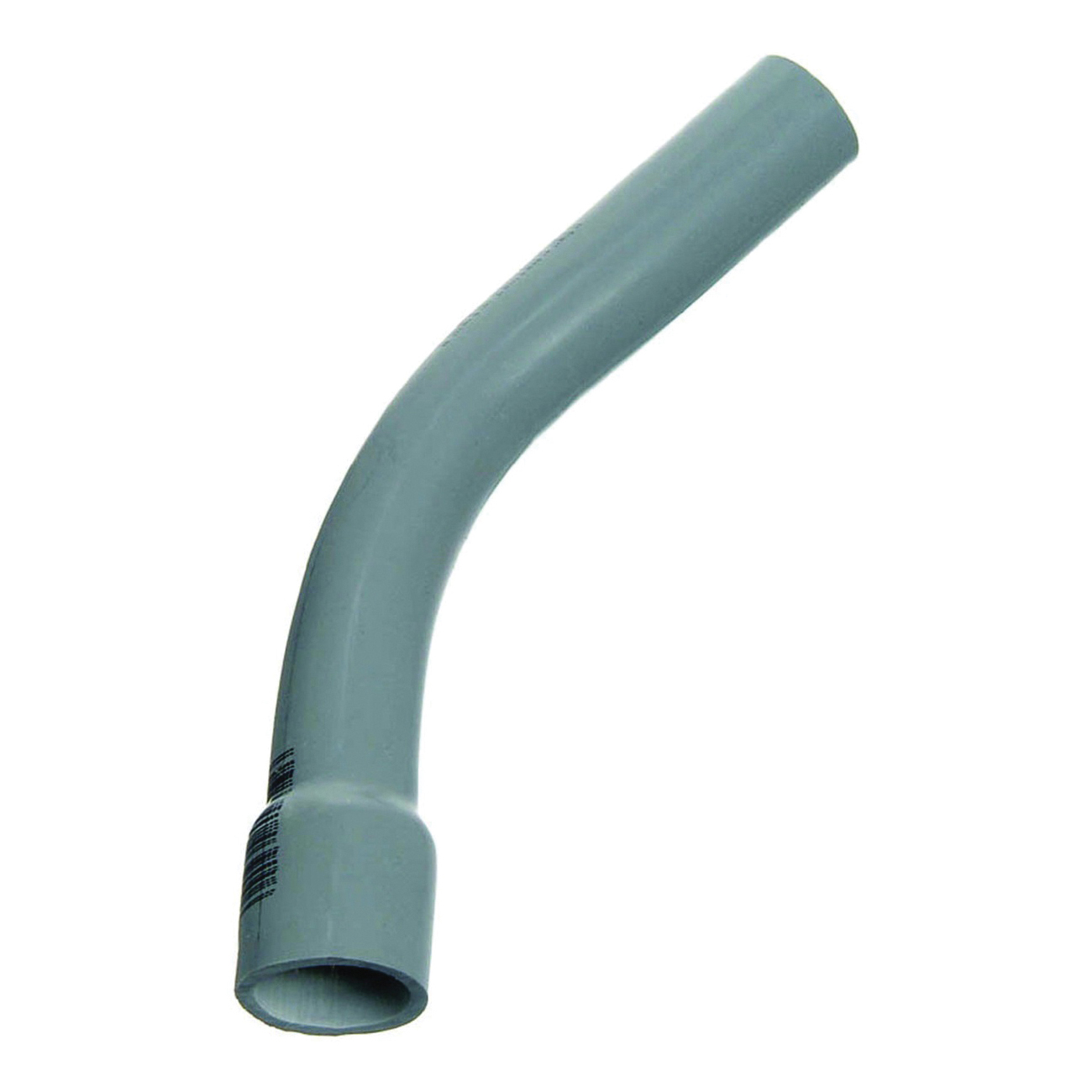 UA7AFB-CTN Elbow, 1 in Trade Size, 45 deg Angle, SCH40 Schedule Rating, PVC, Bell End, Gray