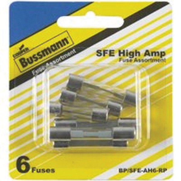 BP/SFE-AH6-RP Fuse Assortment Kit, SFE, 32 V, 14 to 30 A