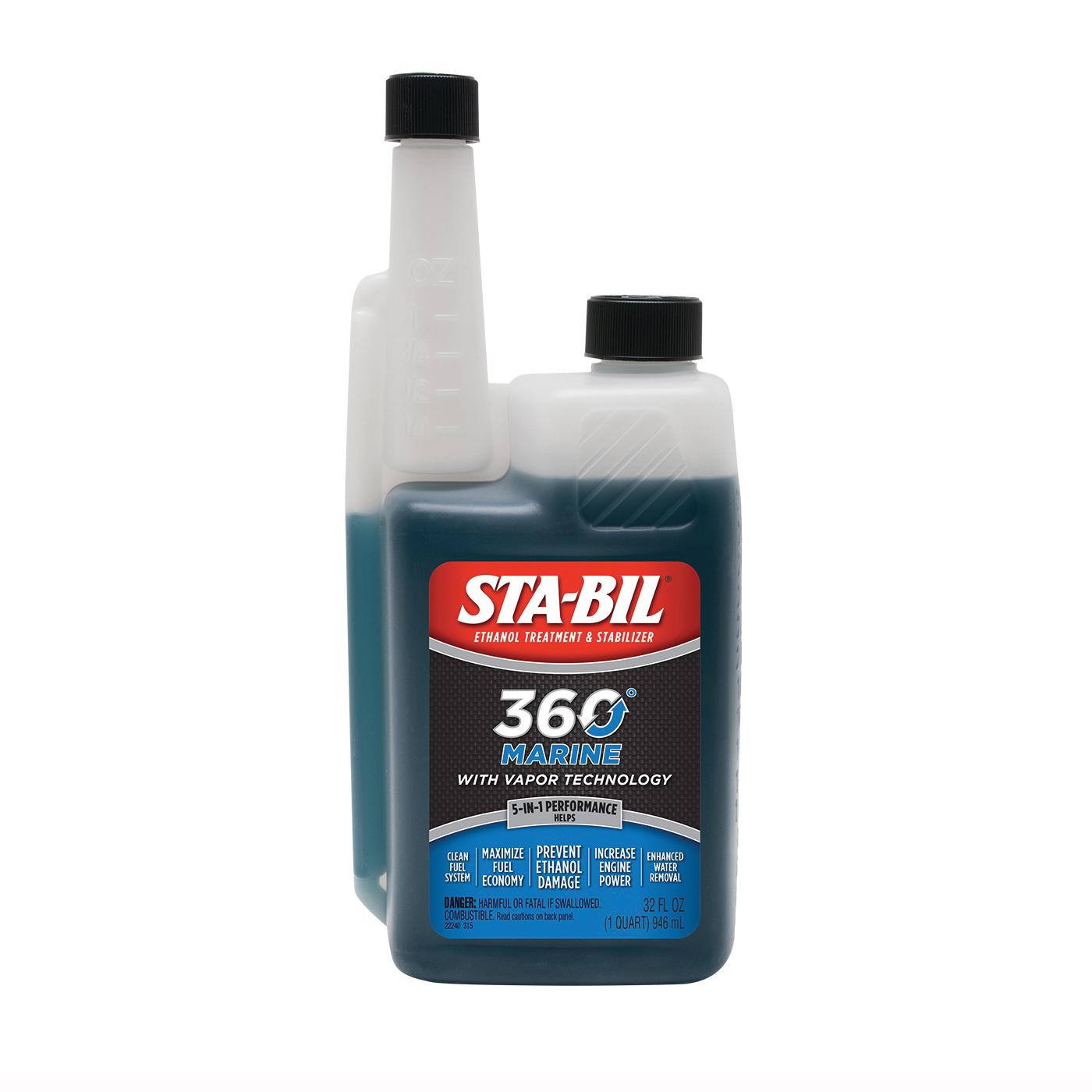 360 Marine 22240 Fuel Stabilizer Red, 32 oz Bottle