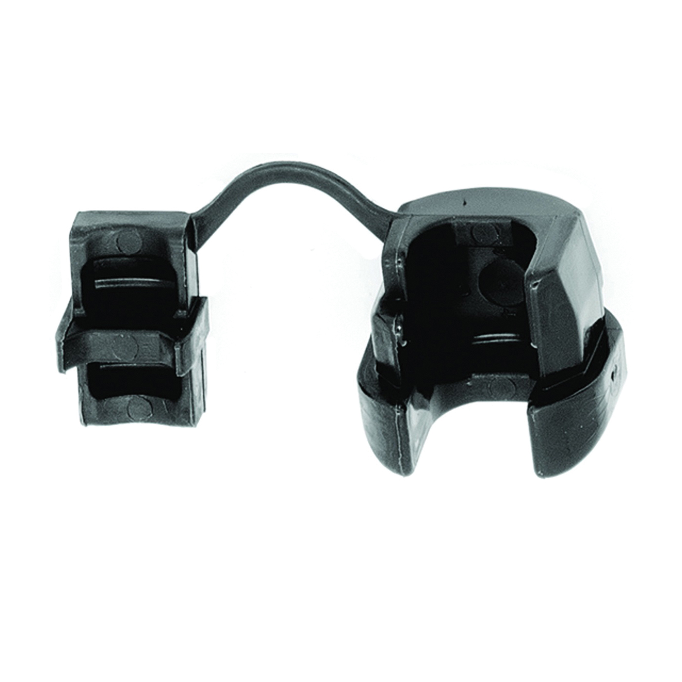 61415 Round Cable Cord Protector, Nylon, Black