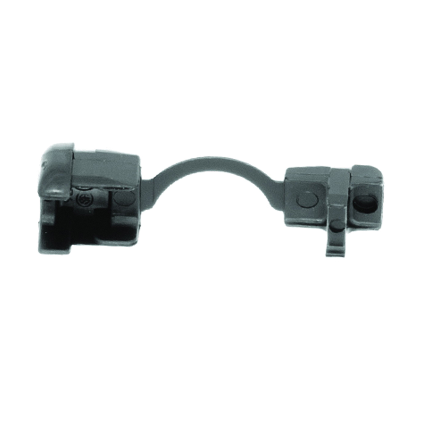 61423 Cord Protector, For: 18/3, 16/2 Flat Black Cross Section Wire, Nylon, Black