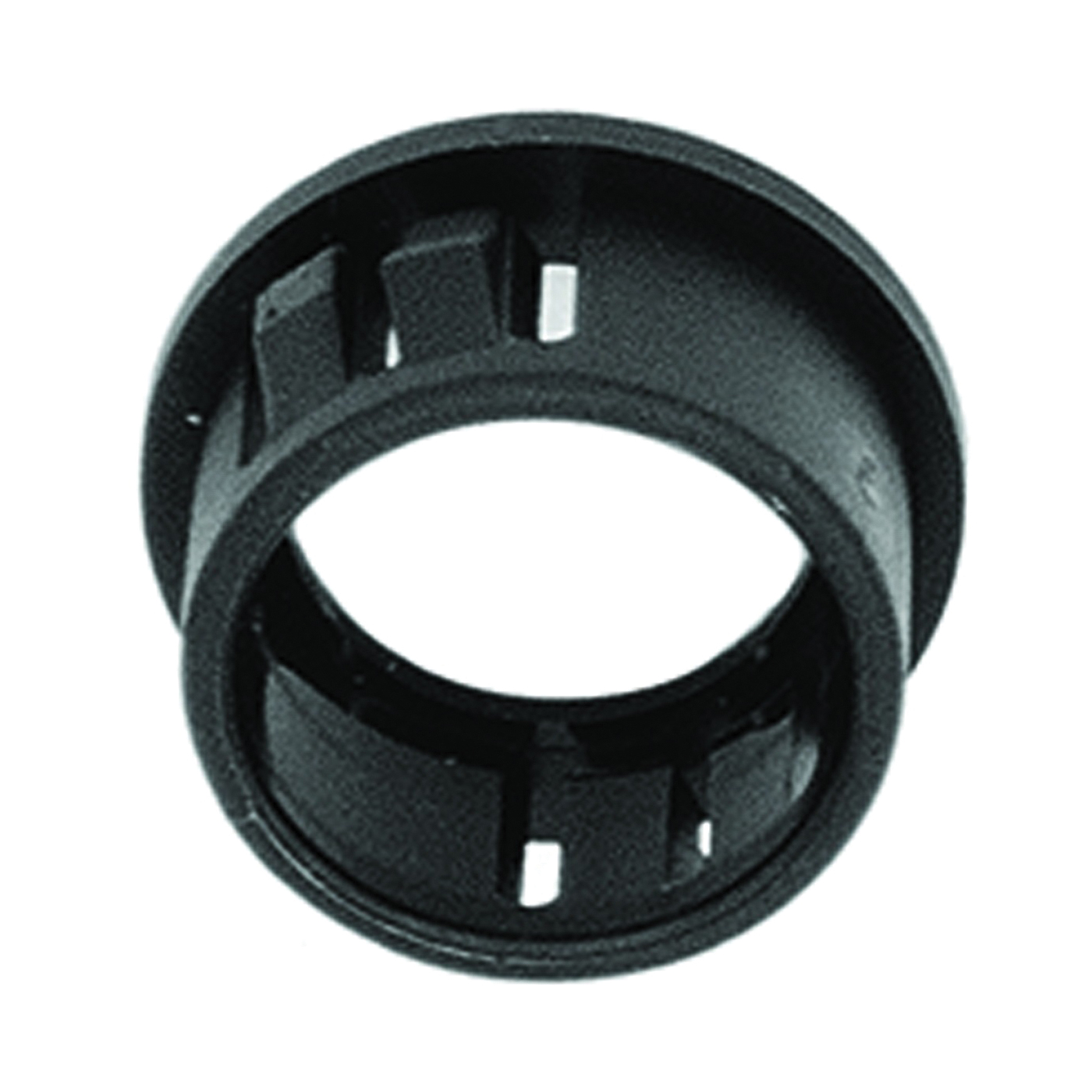 61435 Conduit Bushing, Nylon, Black, 1/2 in Dia Panel Hole, 0.406 in Thick Panel