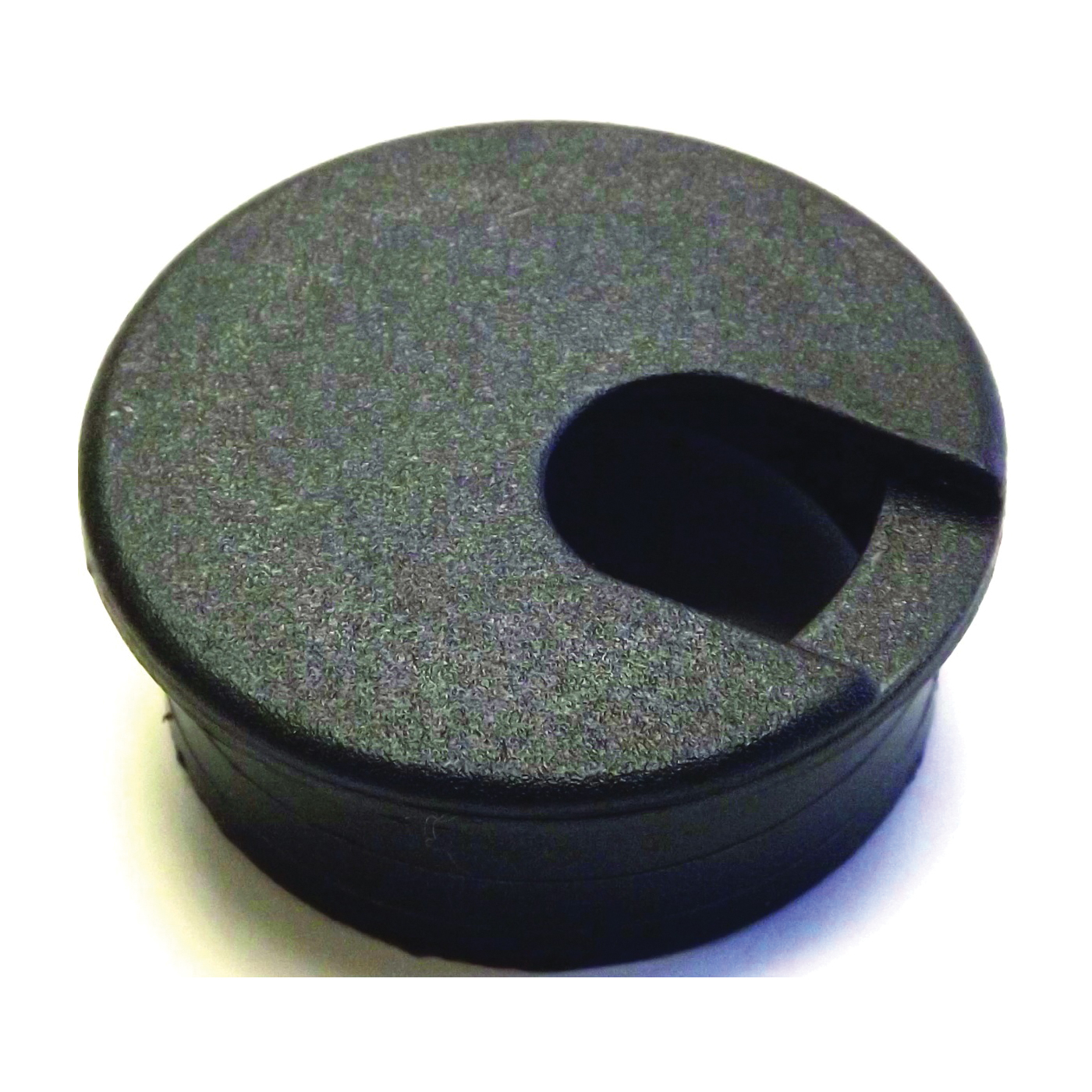 61605 Desk Grommet, 1-3/4 in Dia Cable, Polystyrene, Black