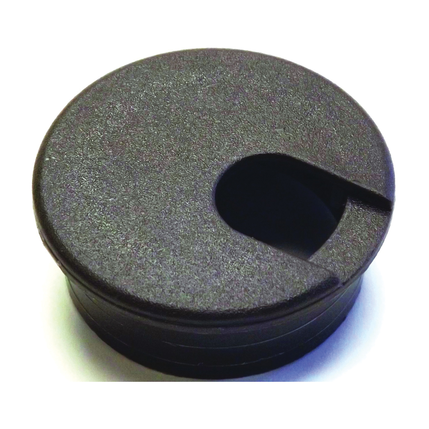 61612 Desk Grommet, 1-3/4 in Dia Cable, Polystyrene, Walnut Brown