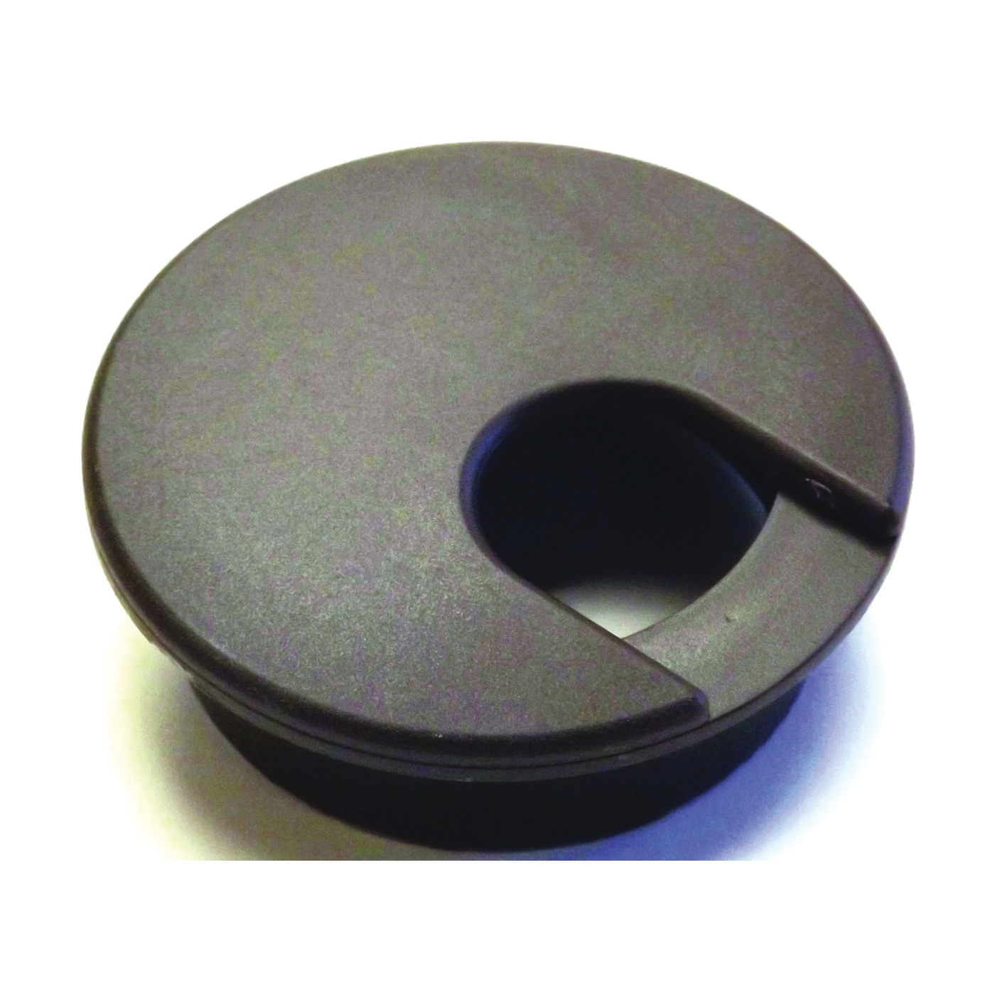 61613 Desk Grommet, 2 in Dia Cable, Polystyrene, Walnut Brown