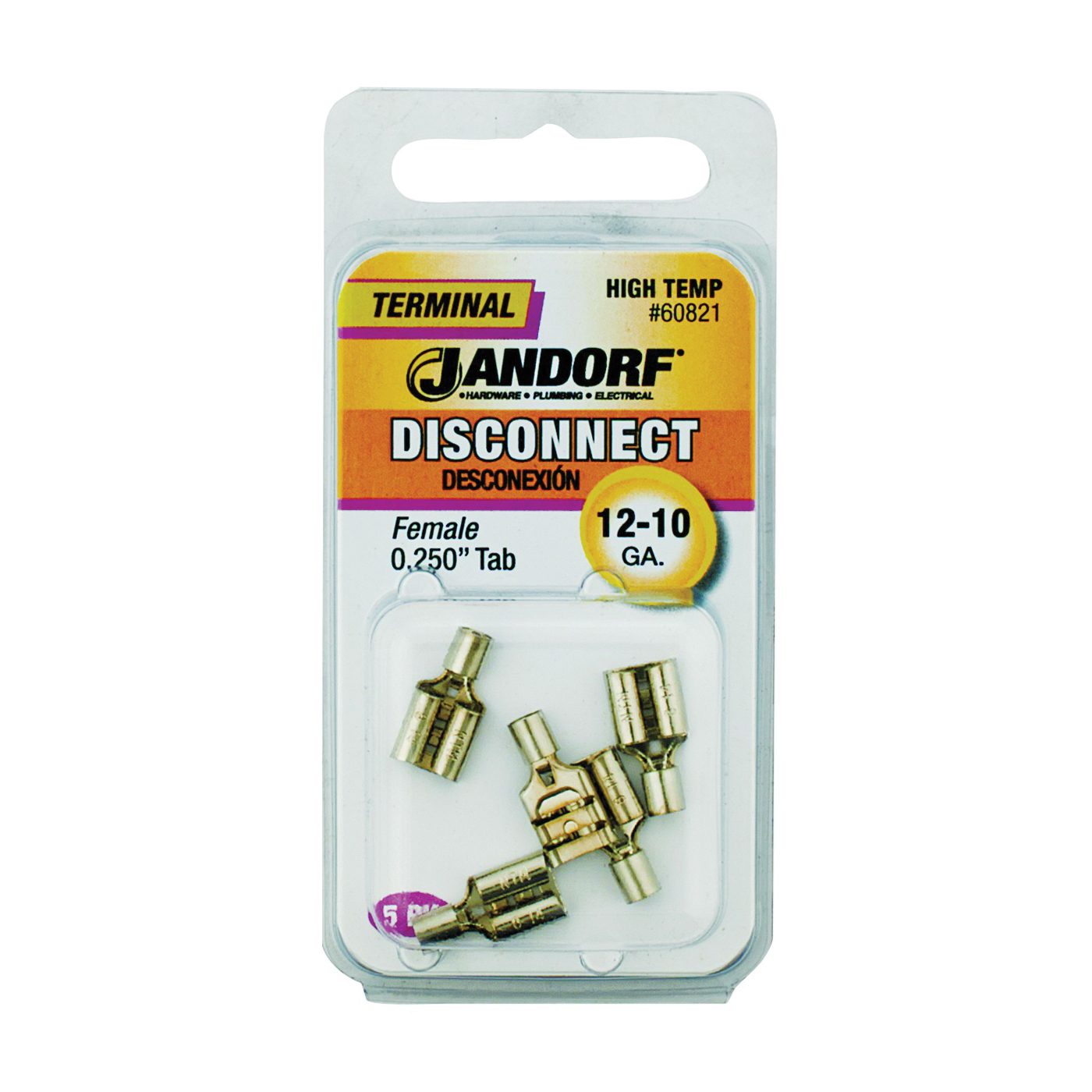 60821 Disconnect Terminal, 12 to 10 AWG Wire