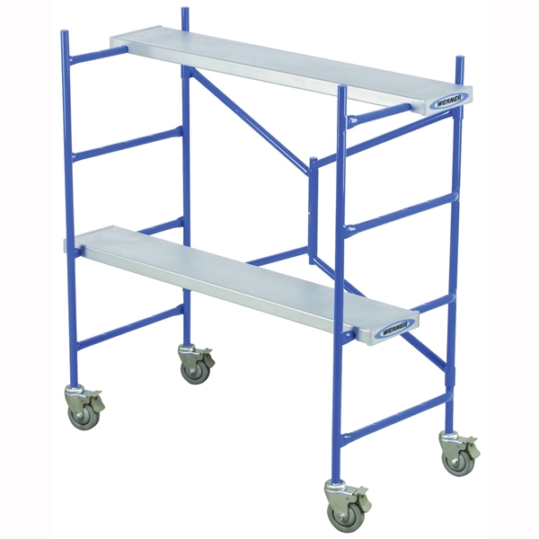 PS-48 Portable Rolling Scaffold, 12 to 36 in H Adjustment, 500 lb