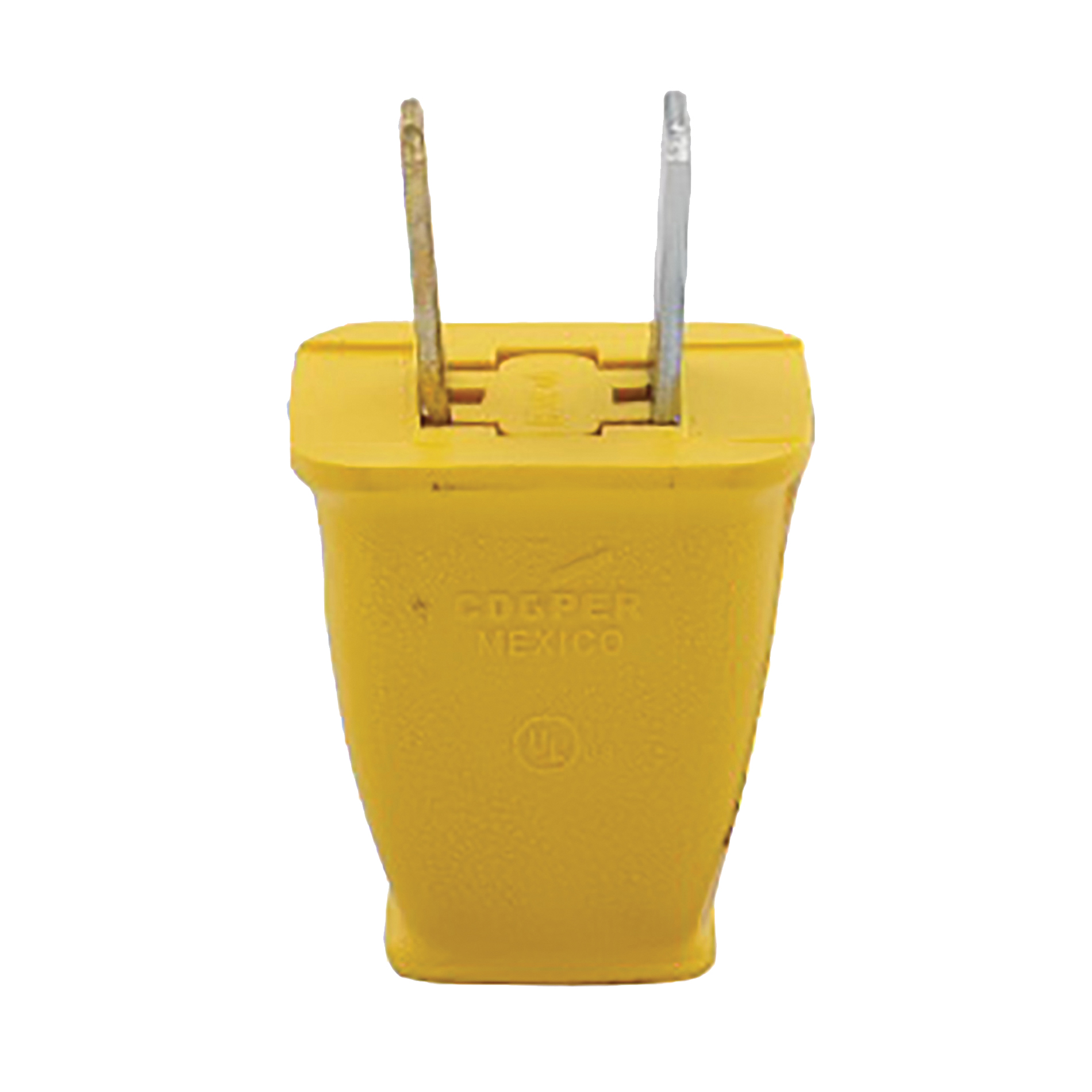 SA540GD Electrical Plug, 2 -Pole, 15 A, 125 V, NEMA: NEMA 1-15, Yellow