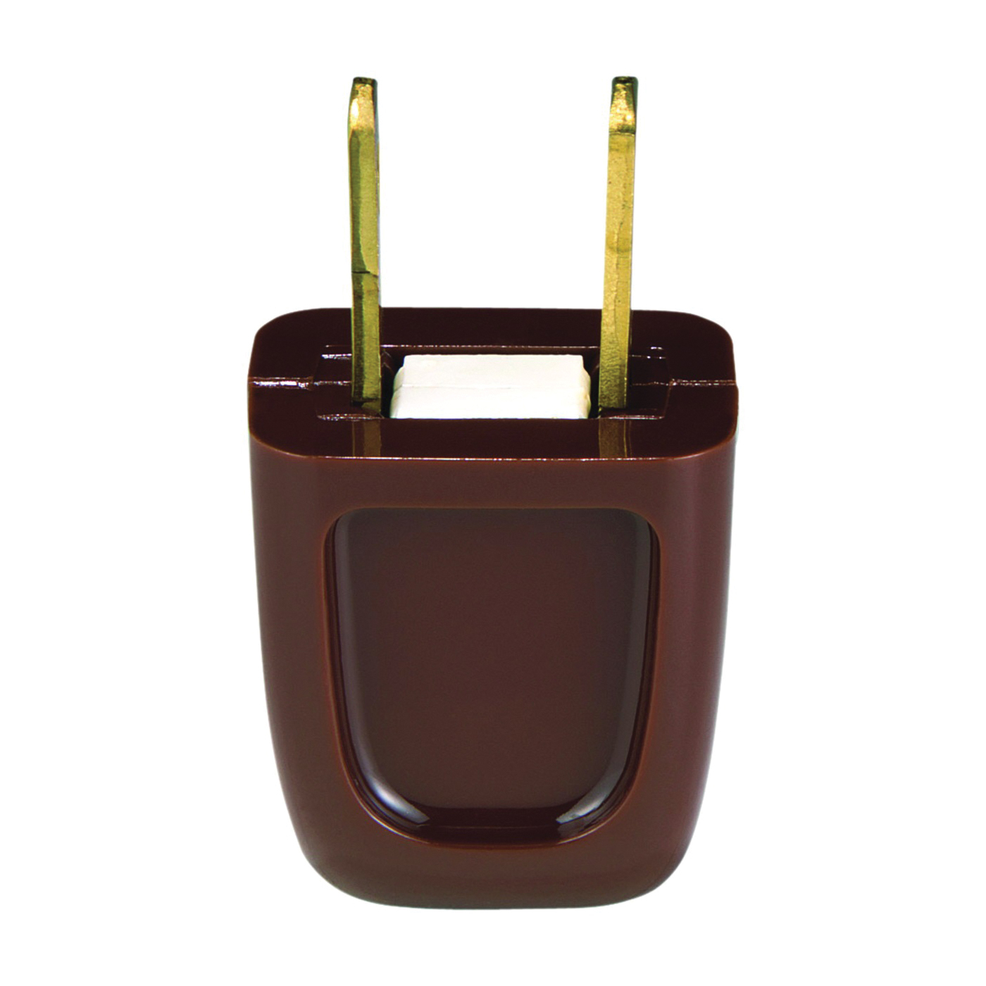 BP2601-6B-SP Electrical Plug, 2-Pole, 10 A, 125 V, NEMA: NEMA 1-15, Brown