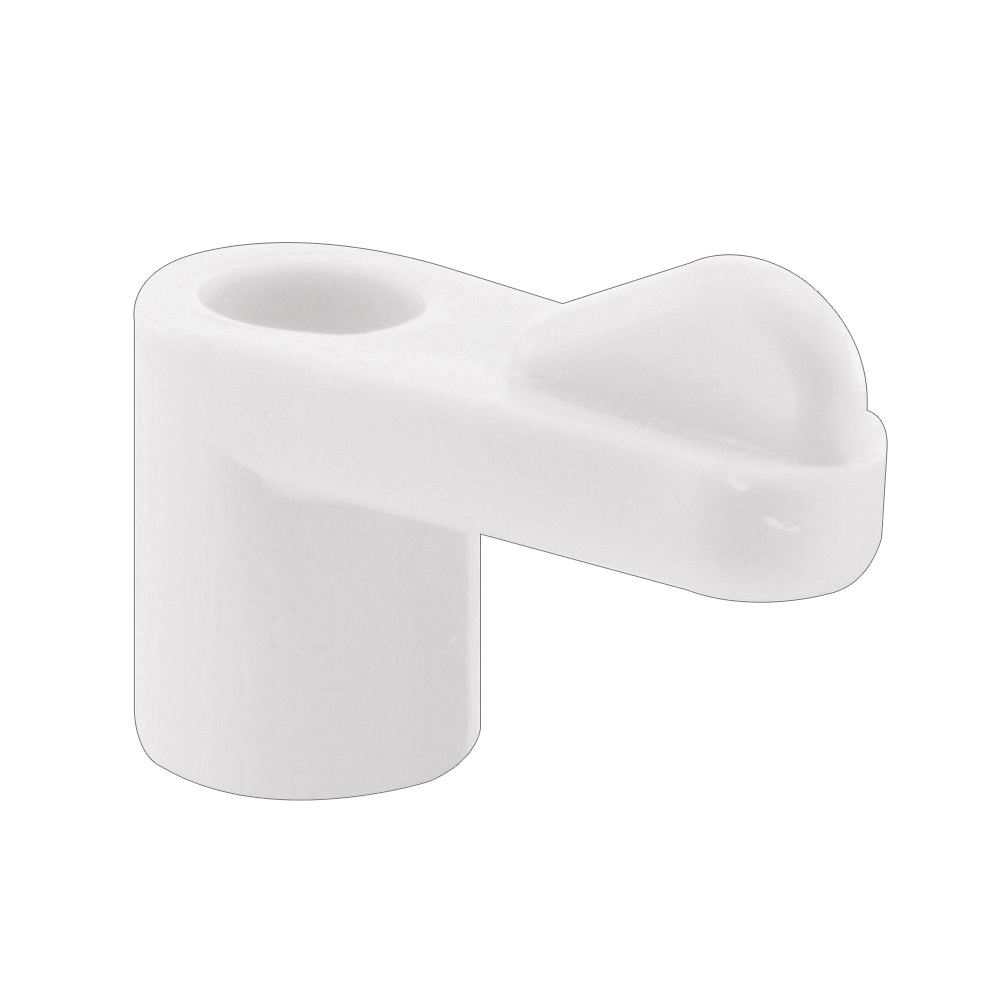 Make-2-Fit PL 7773 Window Screen Clip with Screw, Plastic, White, 12 Pack