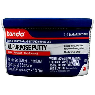 3M 20052 Putty, Gray, 1 qt Can - 1