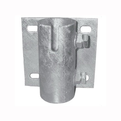 10000 Series 10011 Leg Holder, 5 in, Steel, Galvanized