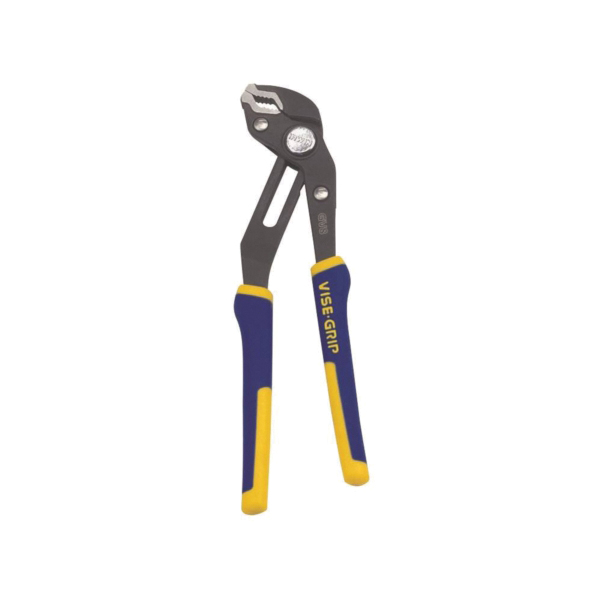 2078108 Groove Lock Pliers, 8 in OAL, 1-3/4 in Jaw Opening, Blue/Yellow Handle, Cushion Grip Handle