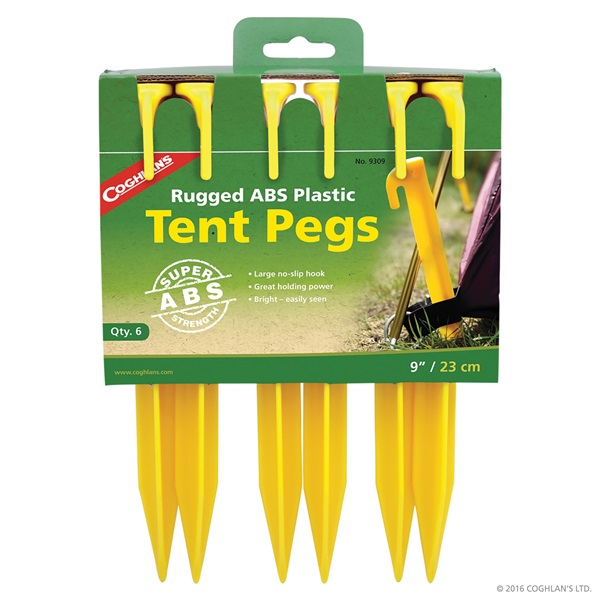 9309 Tent Peg, 9 in L, ABS
