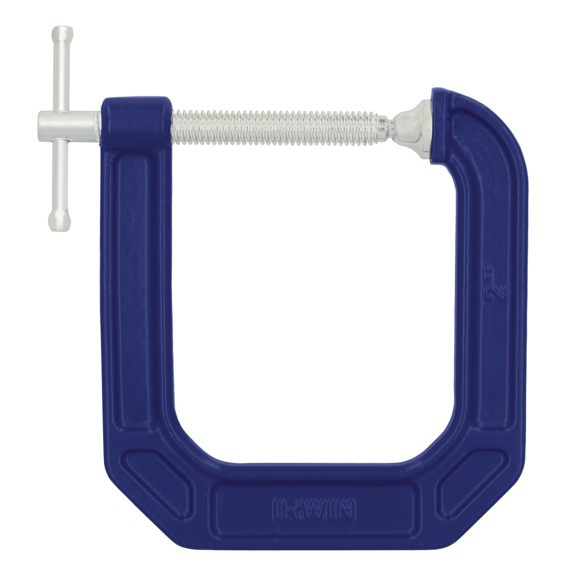225123 C-Clamp, 900 lb Clamping, 2 in Max Opening Size, 3-1/2 in D Throat, Blue Body