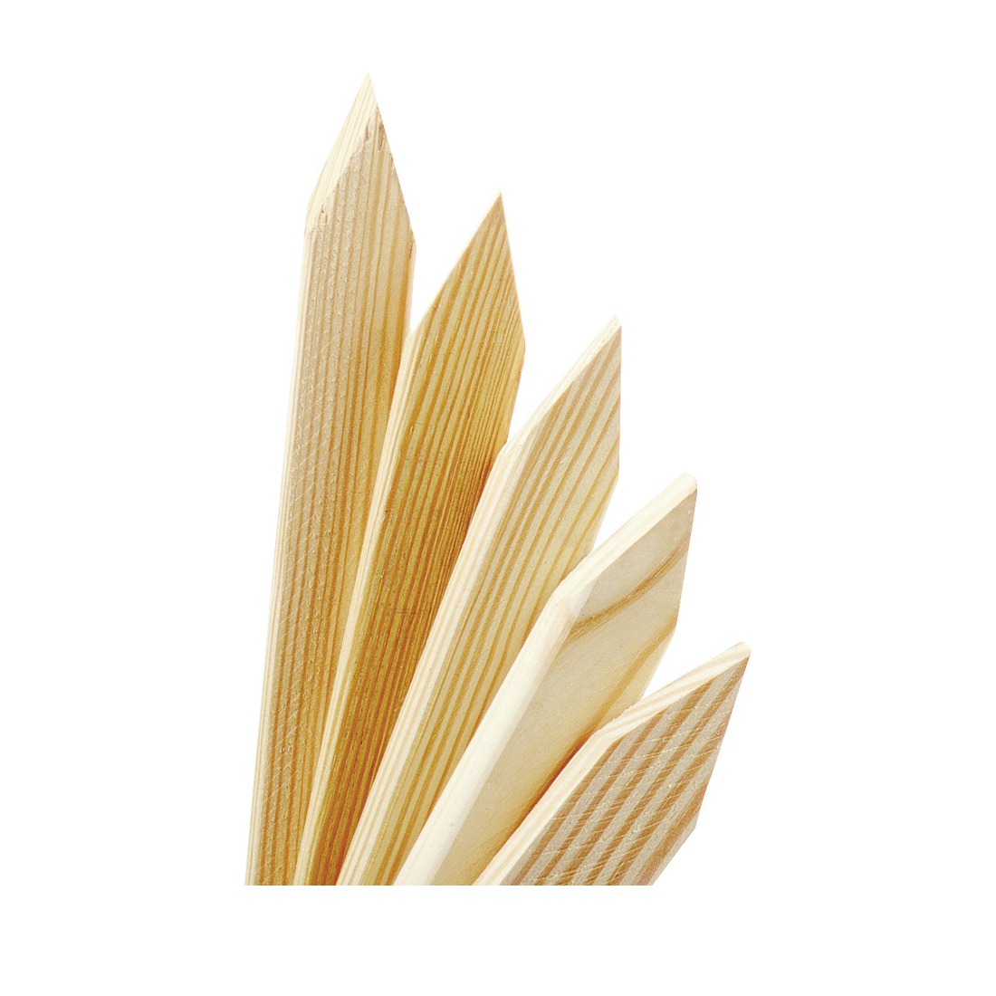 1330 Chisel Point Grade Stake, 24 in L, 2 in W, Wood, Yellow, 12 Bundle