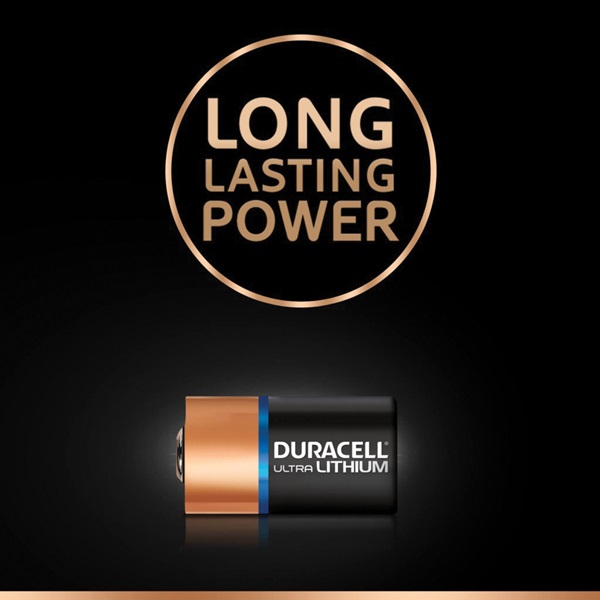 DURACELL DLCR2B2PK Lithium Battery, 3 V Battery, 780 mAh, CR2 Battery, Manganese Dioxide - 4