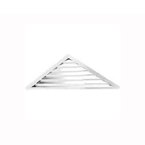 LomanCool 906W Adjustable Louver, 86 to 181 sq-in Net Free Ventilating Area, Aluminum, White, Roof Installation, 62 in Length, 15 in Width, Built-In Screen