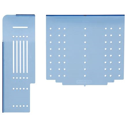 TMPMULTI Cabinet Door and Drawer Template, Plastic