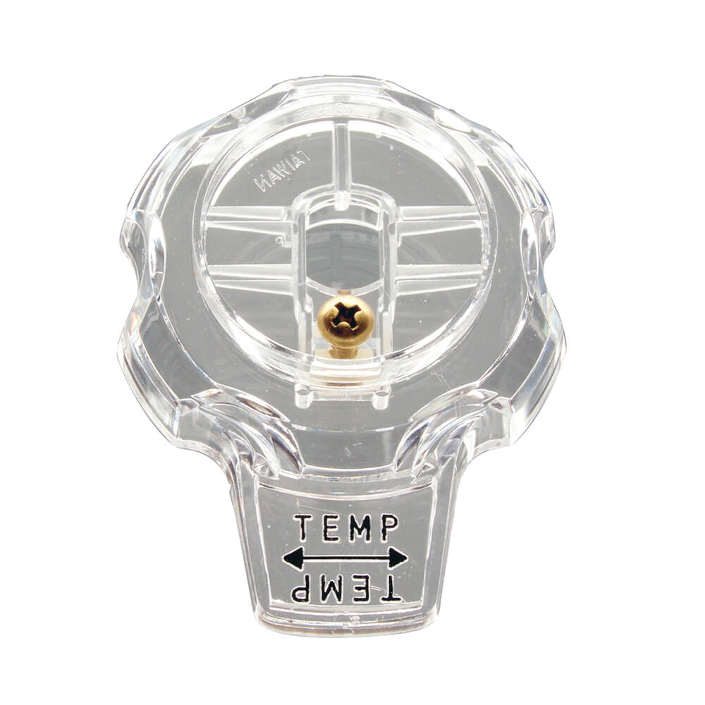88202 Faucet Handle, Acrylic, For: Mixet Single Handle Temperature Control Tub and Shower Faucets