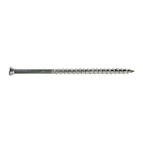 Simpson Strong-Tie S07162FB1 Deck Screw, #7 Thread, 1-5/8 in L, Coarse Thread, Square Drive, Type 17 Point, Trim Head - 1