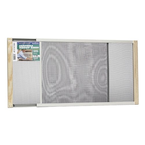 Frost King W.B. Marvin AWS1537 Window Screen, 15 in L, 21 to 37 in W, Aluminum - 2