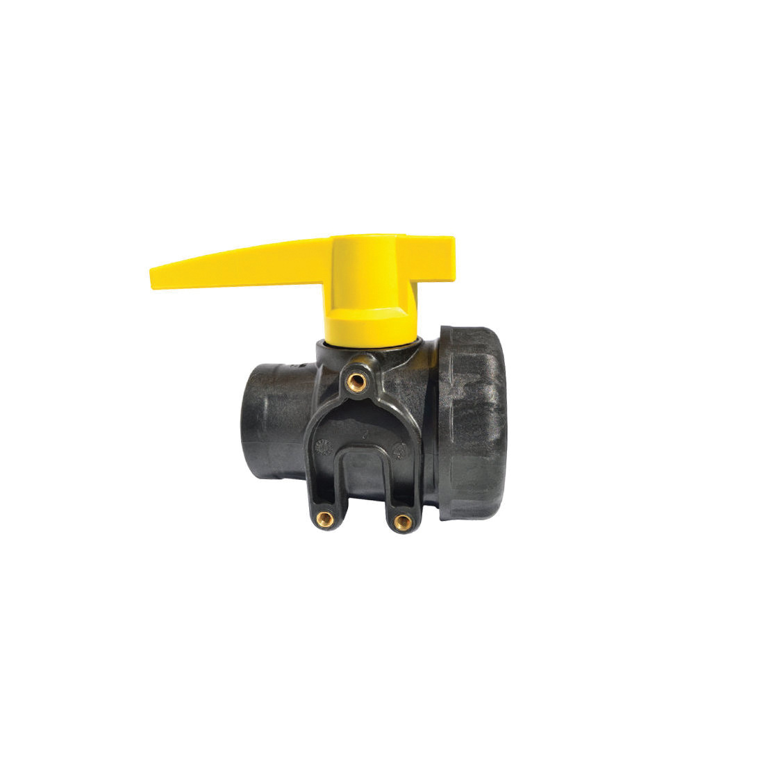 SU200E Ball Valve, 2 in Connection, FNPT, 125 psi Pressure, Polypropylene Body
