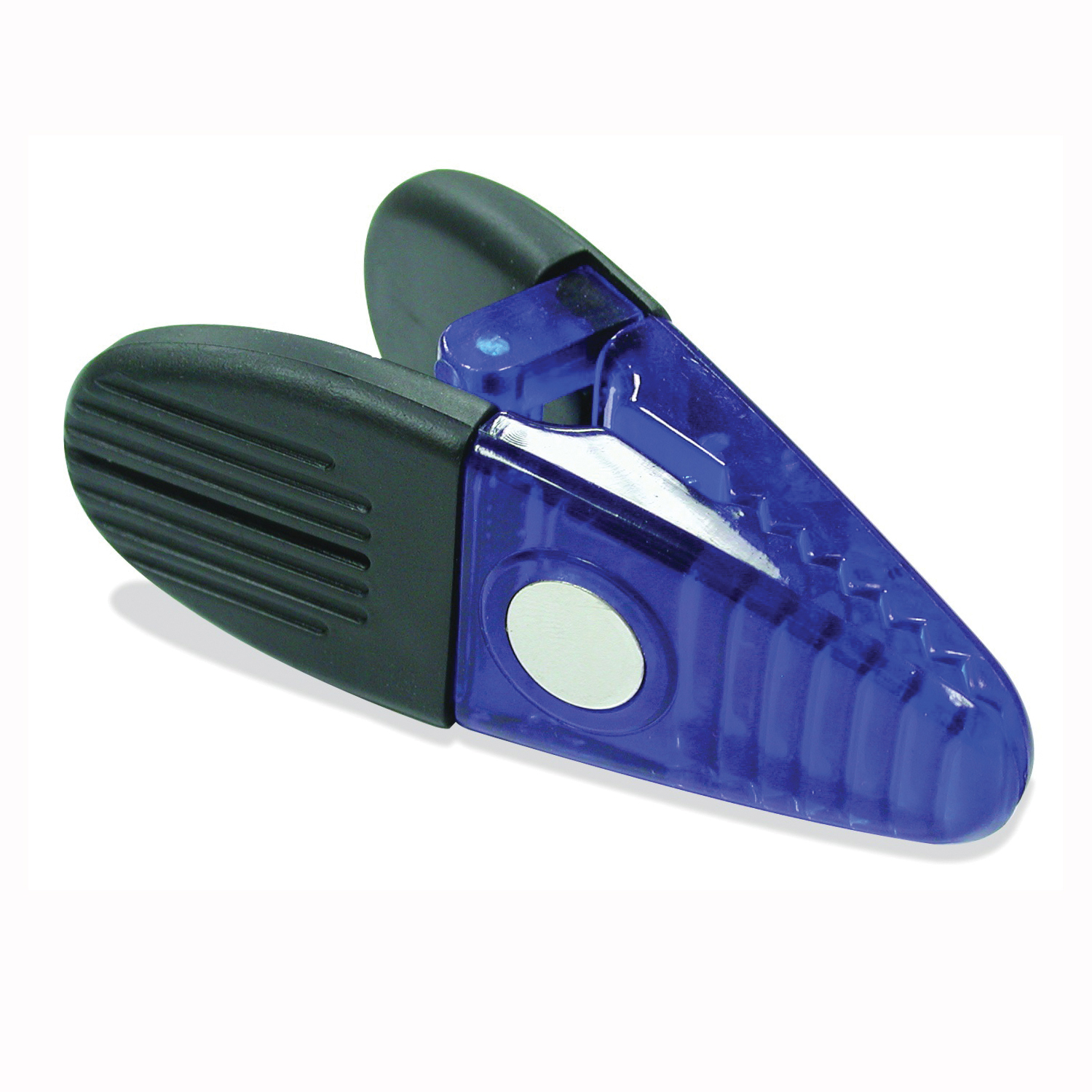 07506 Large Magnetic Clip, 3-1/2 in L, Blue