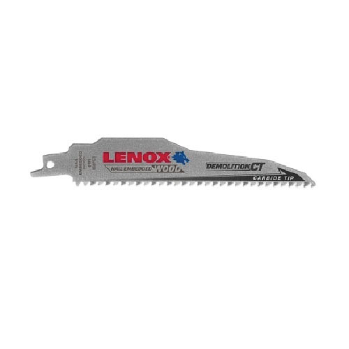 Demolition CT 1832143 Reciprocating Saw Blade, 1 in W, 9 in L, 6 TPI, Carbide Cutting Edge