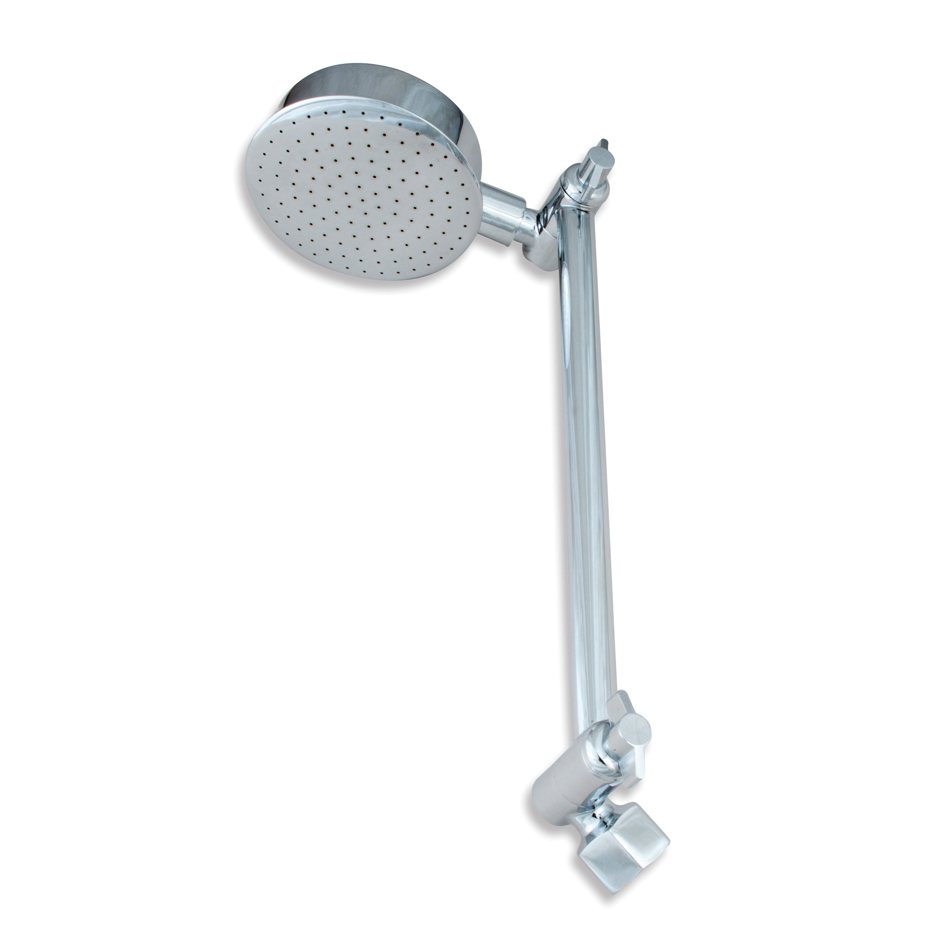 Elephant Series SRW2C Showerhead, 2.5 gpm, 1/2 in Connection, Female, Brass, Chrome-Plated, 3-1/2 in Dia