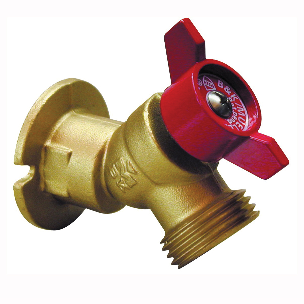 108-053HN Sillcock Valve, 1/2 x 3/4 in Connection, FPT x Male Hose, 125 psi Pressure, Brass Body