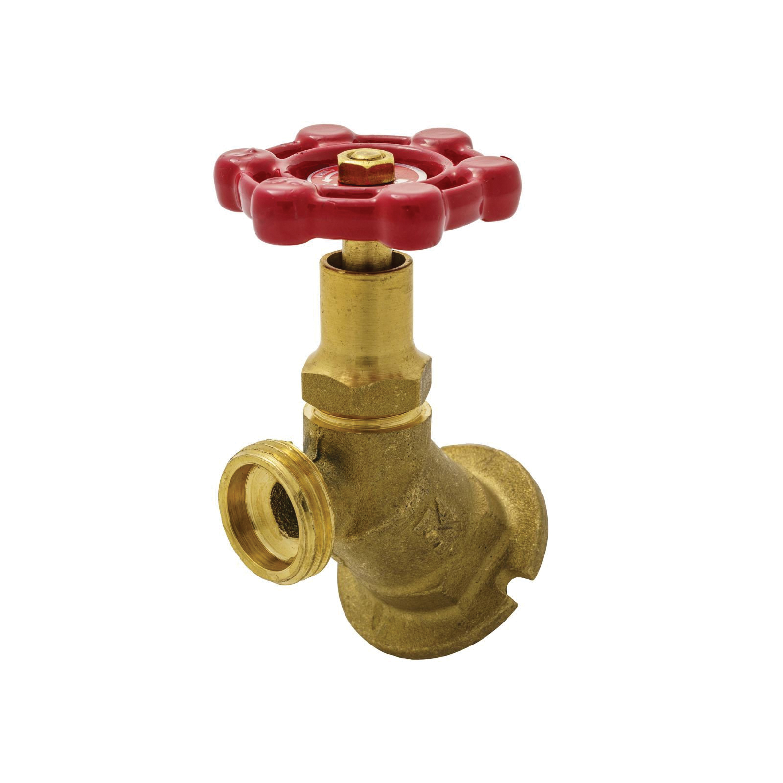 ProLine Series 108-013 Heavy-Duty Sillcock Valve, 1/2 x 3/4 in Connection, FIP x MHT, 125 psi Pressure, Brass Body