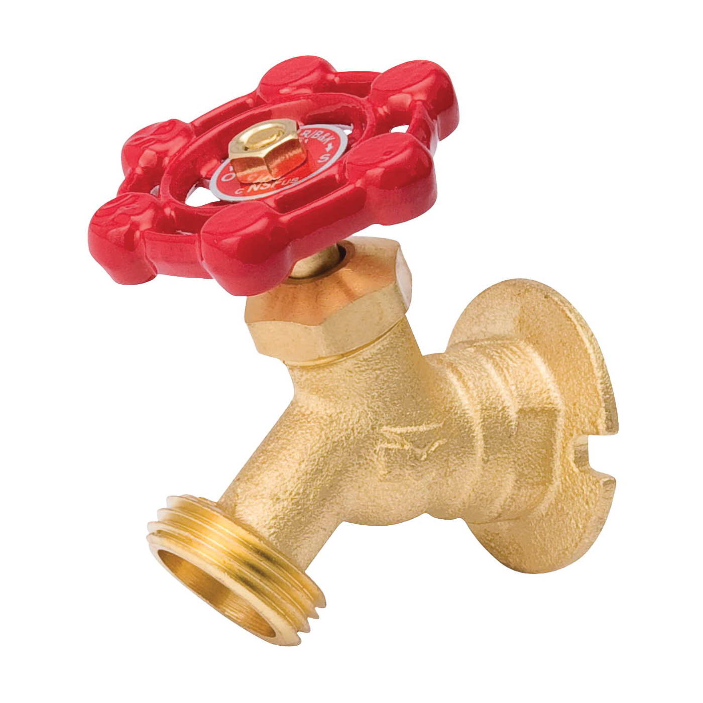 108-003HC Sillcock Valve, 1/2 in Connection, FPT x Male Hose, 125 psi Pressure, Brass Body