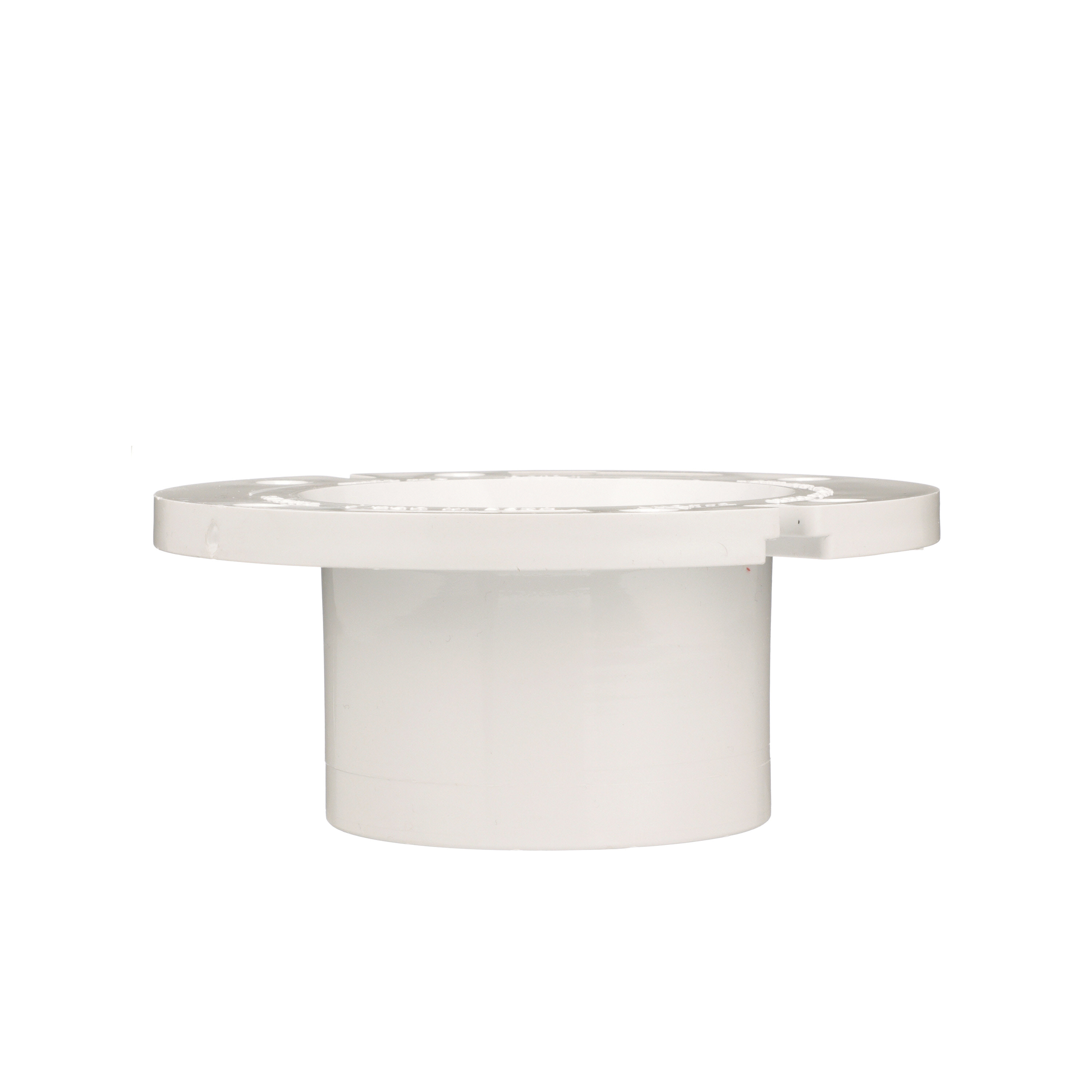 Level Fit 43525 Long Pattern Closet Flange, 3, 4 in Connection, Male, PVC, White