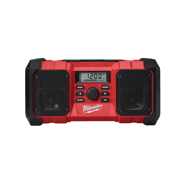 Milwaukee 2890-20 Jobsite Radio, 18 V, 1.5 to 5 Ah, 10-Channel, Includes: Cable