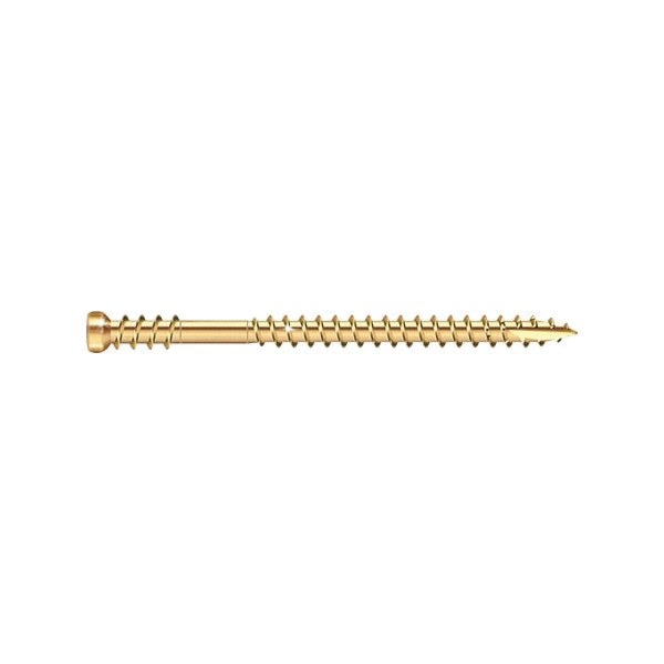 RT Series 16630 Screw, #8 Thread, 2-1/2 in L, Reverse Thread, Trim Head, Star Drive, Steel, 505 PAIL